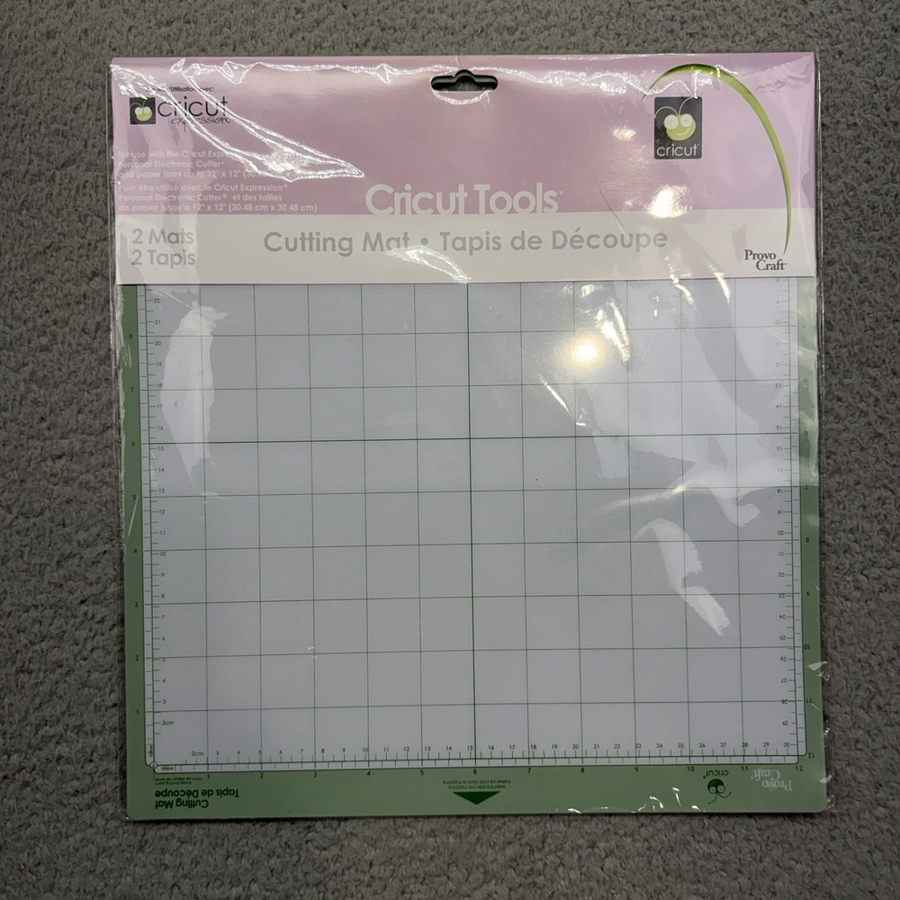 NIP Provo Craft 29-0386 Cricut Expression Tools 2-Pack 12"x12" Cutting Mats